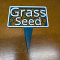 Biển báo gieo hạt cỏ (Grass Seed Sign) - Thumbnail 1