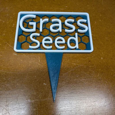 Biển báo gieo hạt cỏ (Grass Seed Sign)