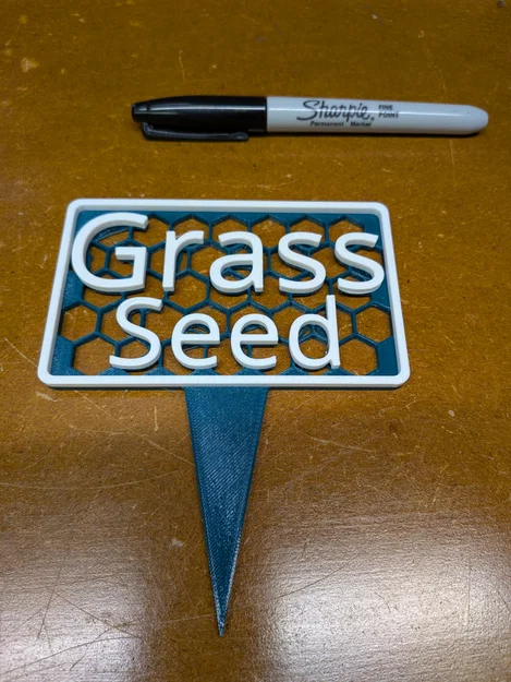 Biển báo gieo hạt cỏ (Grass Seed Sign) - Image 2