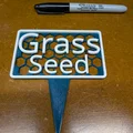 Biển báo gieo hạt cỏ (Grass Seed Sign) - Thumbnail 2
