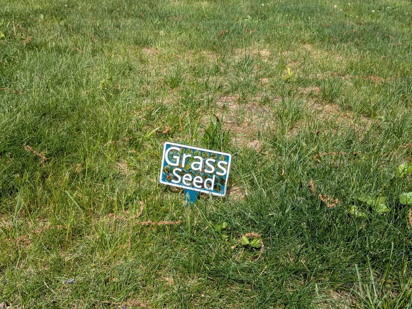 Biển báo gieo hạt cỏ (Grass Seed Sign) - Image 3