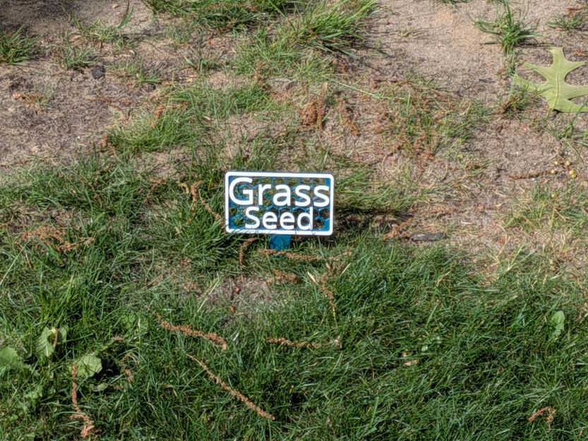 Biển báo gieo hạt cỏ (Grass Seed Sign) - Image 4