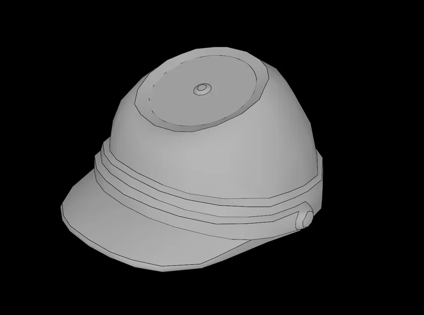 Mũ Kepi Cho Minifig Tương Thích Lego (File In 3D) - Image 1