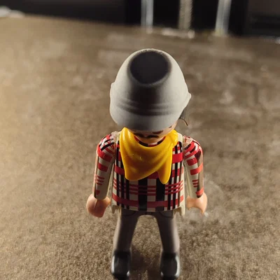 Mũ Kepi LEGO Tùy Chỉnh Cho Nhân Vật PLAYMOBIL (Mô Hình 3D)