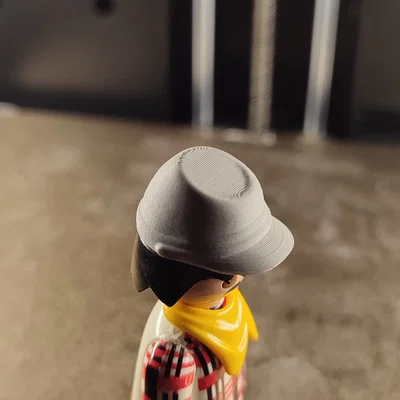 Mũ Kepi LEGO Tùy Chỉnh Cho Nhân Vật PLAYMOBIL (Mô Hình 3D)