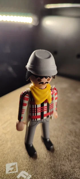 Mũ Kepi LEGO Tùy Chỉnh Cho Nhân Vật PLAYMOBIL (Mô Hình 3D) - Image 3