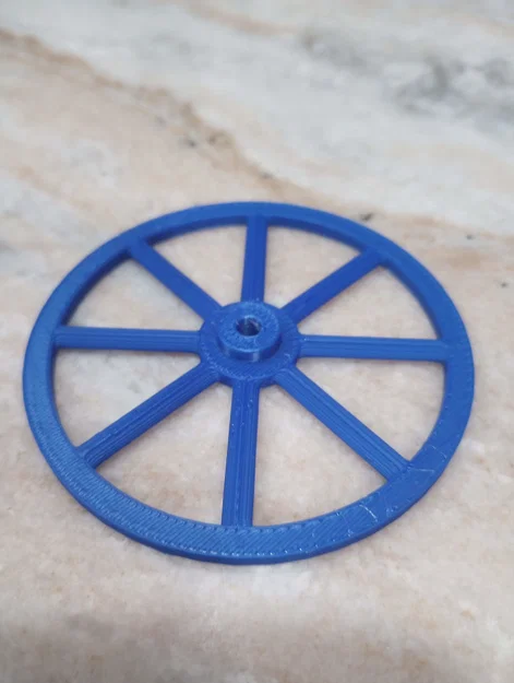 Mô hình bánh xe cổ điển 3 inch cho dự án DIY và đồ chơi - Image 1