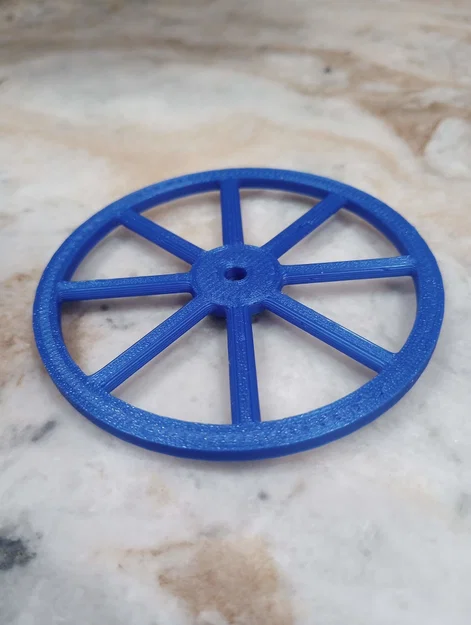 Mô hình bánh xe cổ điển 3 inch cho dự án DIY và đồ chơi - Image 2
