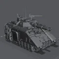 Mô hình Xe tăng viễn tưởng Hover Sci-Fi Tank - Thumbnail 1