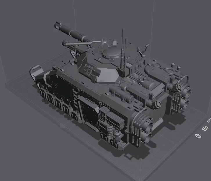 Mô hình Xe tăng viễn tưởng Hover Sci-Fi Tank - Image 2