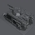 Mô hình Xe tăng viễn tưởng Hover Sci-Fi Tank - Thumbnail 2