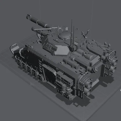 Mô hình Xe tăng viễn tưởng Hover Sci-Fi Tank