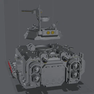 Mô hình Xe tăng viễn tưởng Hover Sci-Fi Tank