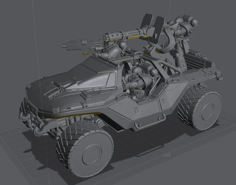 Mô hình xe chiến đấu Warhog - Image 1