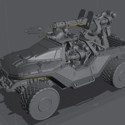 Mô hình xe chiến đấu Warhog