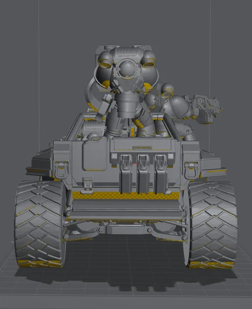 Mô hình xe chiến đấu Warhog - Image 2