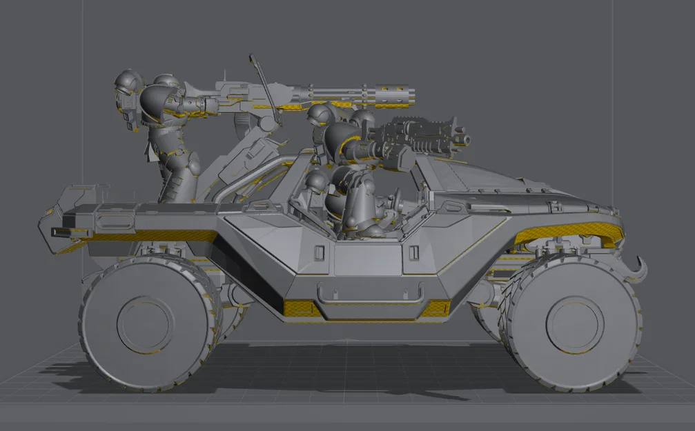 Mô hình xe chiến đấu Warhog - Image 3