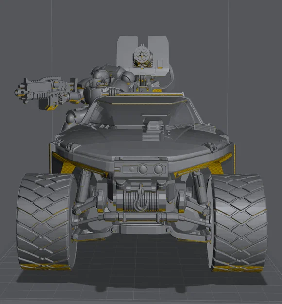 Mô hình xe chiến đấu Warhog - Image 4