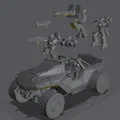 Mô hình xe chiến đấu Warhog - Thumbnail 5