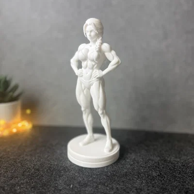 Tượng nữ chiến binh Body Builder Girl