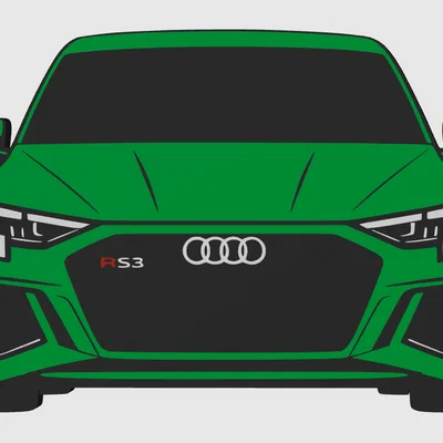 Audi RS3 – Tranh trang trí để bàn / treo tường