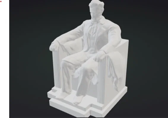 Mô hình 3D Lincoln Memorial - Tượng đài lịch sử trang trí độc đáo - Image 1