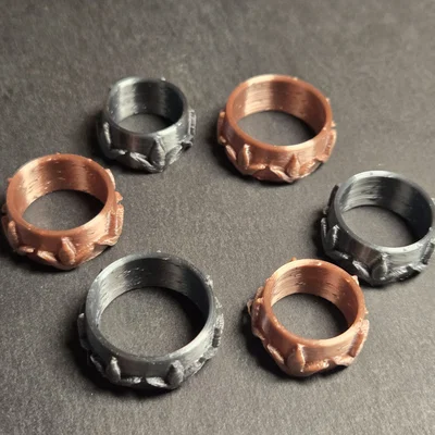 Bloom - Ring: Mẫu nhẫn in 3D họa tiết hoa cực xinh và tinh tế