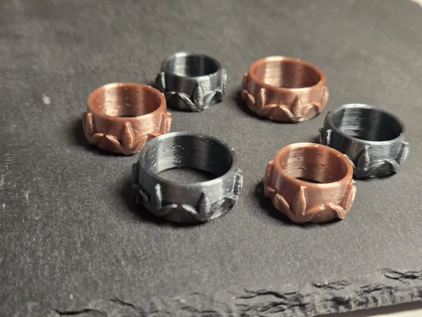 Bloom - Ring: Mẫu nhẫn in 3D họa tiết hoa cực xinh và tinh tế - Image 5