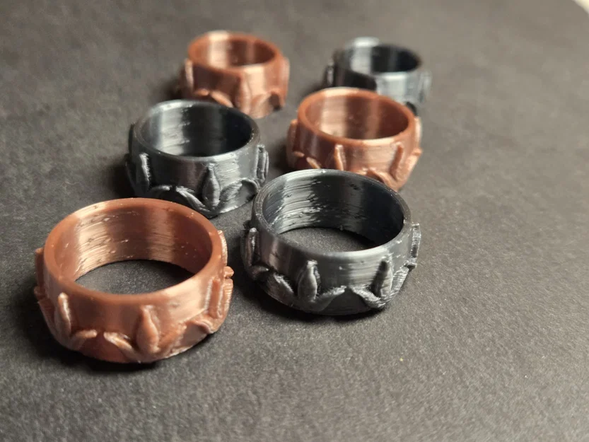 Bloom - Ring: Mẫu nhẫn in 3D họa tiết hoa cực xinh và tinh tế - Image 6