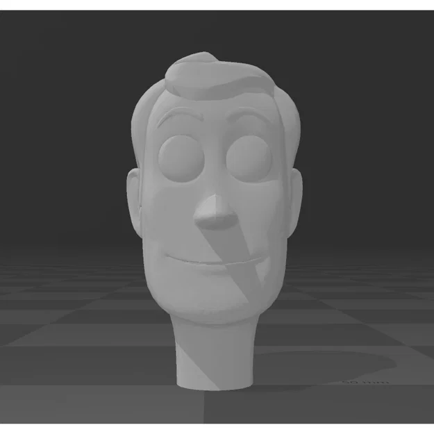 Mô hình đầu Woody trong Toy Story phiên bản chuẩn phim V3 - Image 2
