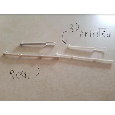 Phụ kiện thay thế cho tàu hỏa Tomy - Thanh truyền và móc nối 3D