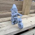 Mô hình chú lùn Biker Gnome trang trí cực chất - Thumbnail 1