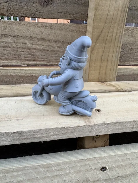 Mô hình chú lùn Biker Gnome trang trí cực chất - Image 4