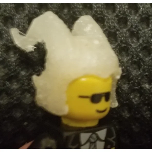 Mô hình tóc và sừng Moxxie tùy chỉnh cho Lego minifigure - Image 1