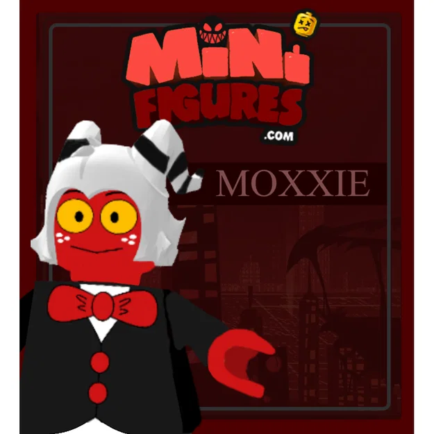 Mô hình tóc và sừng Moxxie tùy chỉnh cho Lego minifigure - Image 3