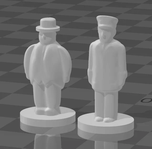 Bộ mô hình in 3D nhân vật Sir Topham Hatt và lái tàu cho Plarail - Image 3