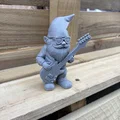 Mô hình chú lùn chơi guitar (Guitar Gnome) - Thumbnail 1