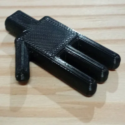 Mô hình bàn tay cho rối (Puppet hand) đơn giản bằng in 3D