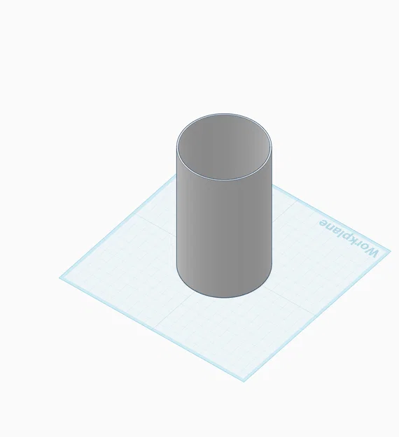 Mẫu chụp đèn trụ tròn đơn giản cho máy in 3D - Image 1