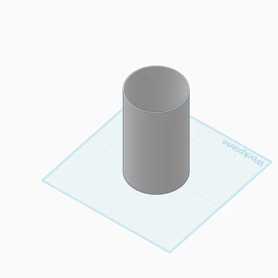 Mẫu chụp đèn trụ tròn đơn giản cho máy in 3D