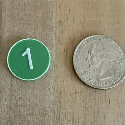 Đồng xu học tập giá trị vị trí (Place Value Coins)