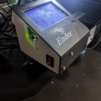 Giá đỡ Raspberry Pi 5 tích hợp màn hình cho Ender 3/Pro gọn gàng