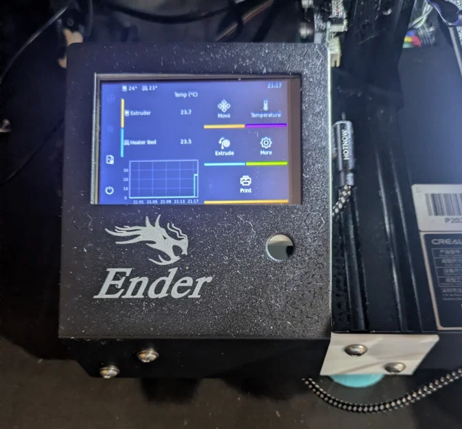 Giá đỡ Raspberry Pi 5 tích hợp màn hình cho Ender 3/Pro gọn gàng - Image 3