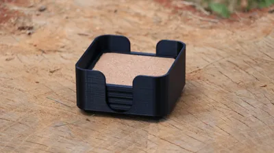Bộ lót ly bần (Cork Coaster Set - tối đa 6 cái) - Image 2