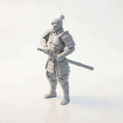 Mô hình 3D Samurai Warrior Vũ Trụ Độc Đáo