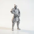 Mô hình 3D Samurai Warrior Vũ Trụ Độc Đáo - Thumbnail 2