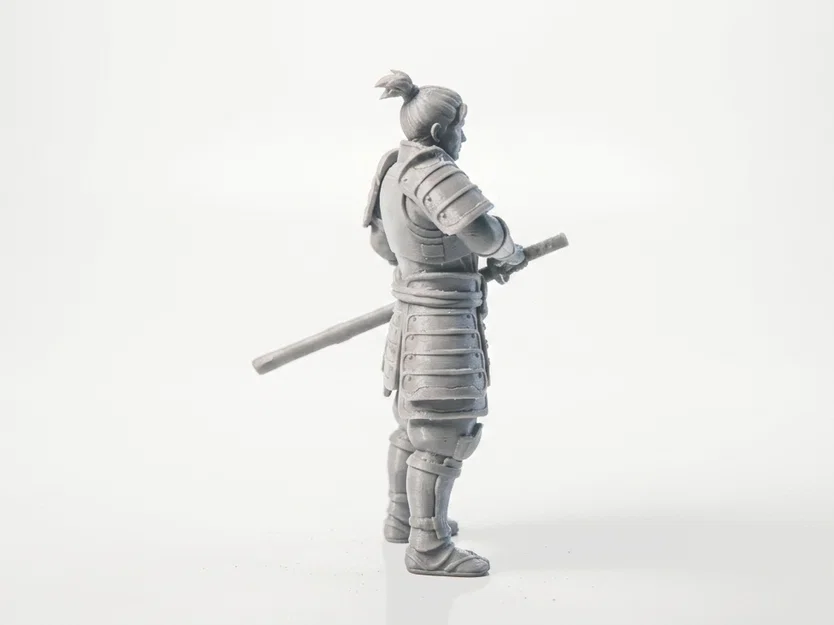 Mô hình 3D Samurai Warrior Vũ Trụ Độc Đáo - Image 3