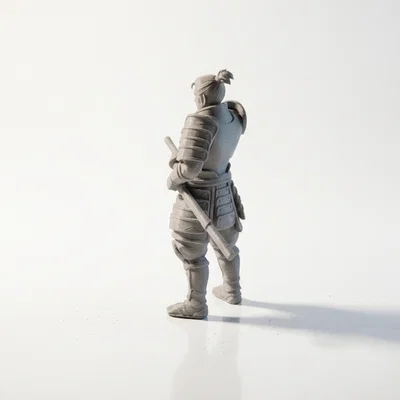Mô hình 3D Samurai Warrior Vũ Trụ Độc Đáo
