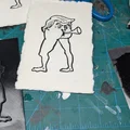 Khuôn in nghệ thuật Drumpfet Blockprint độc đáo cho nghệ sĩ - Thumbnail 2