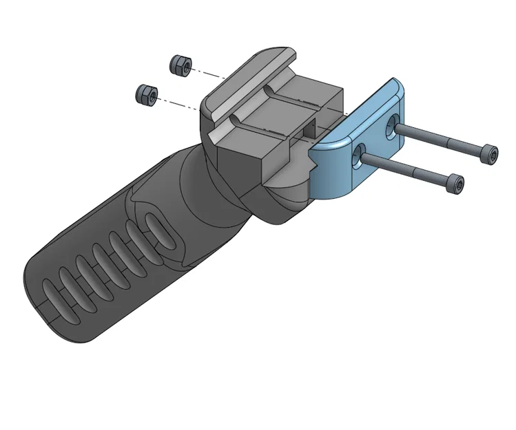 Tay cầm phụ nghiêng 45 độ (Canted Picatinny Foregrip) - Image 1